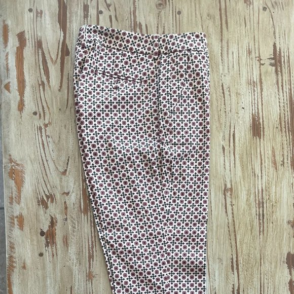 MaxMara Weekend Cigarette Geometric Design Pant - Picture 1 of 10